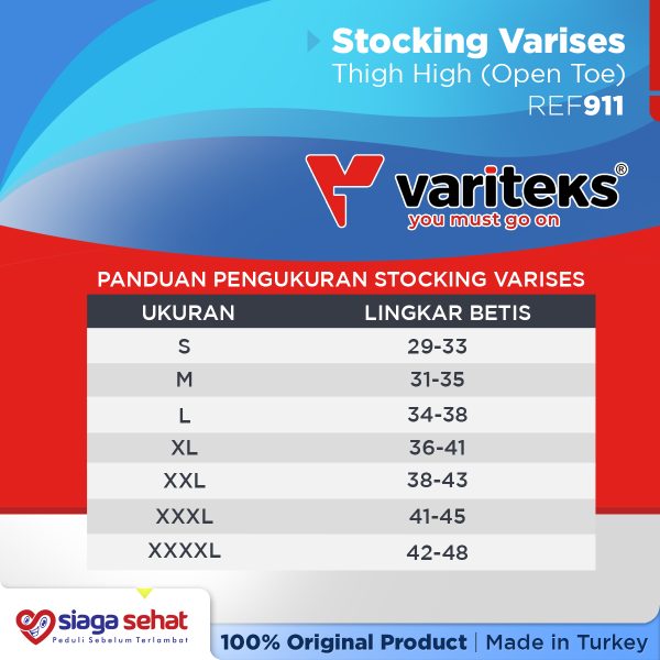 Variteks 911 Thigh High Varicose Stocking CCL 2