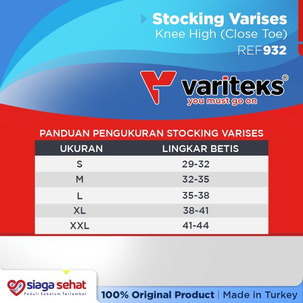 Variteks 932 Knee High Varicose Stocking CCL 1