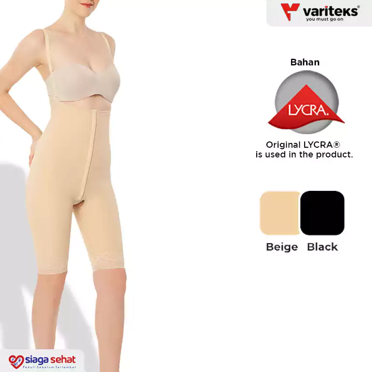 Variteks 122 Liposuction Corset (Under Breast - Above Knee)