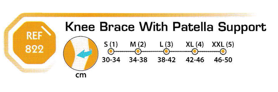 822 knee brace variteks