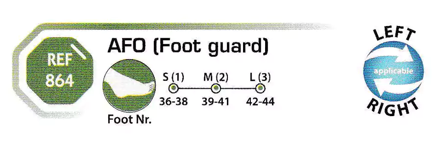 864 foot supports variteks