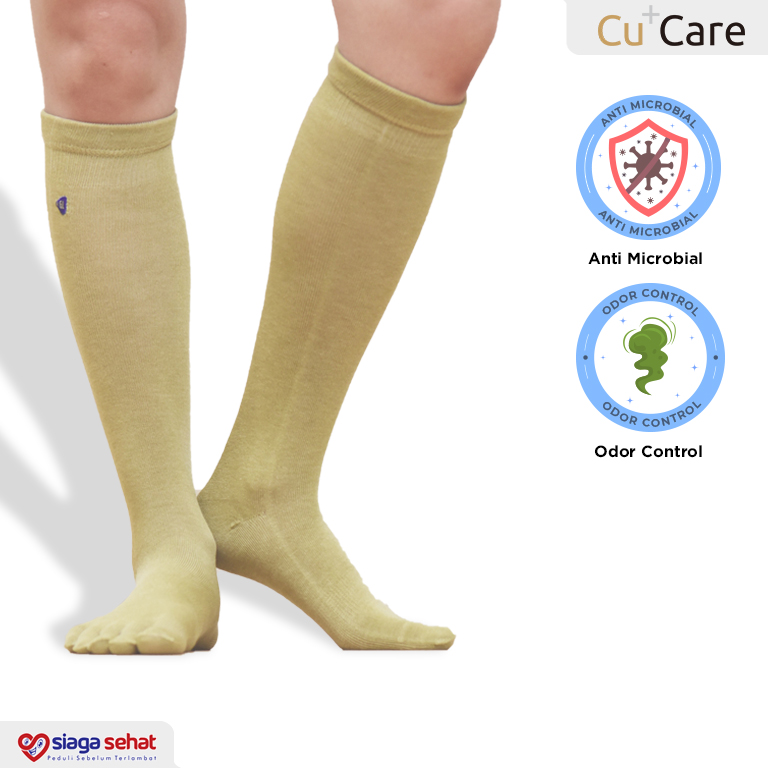 CuCare Copper Rich - Knee Toe Socks