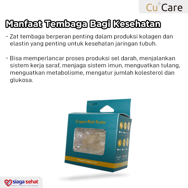 CuCare Copper Rich - Knee Toe Socks