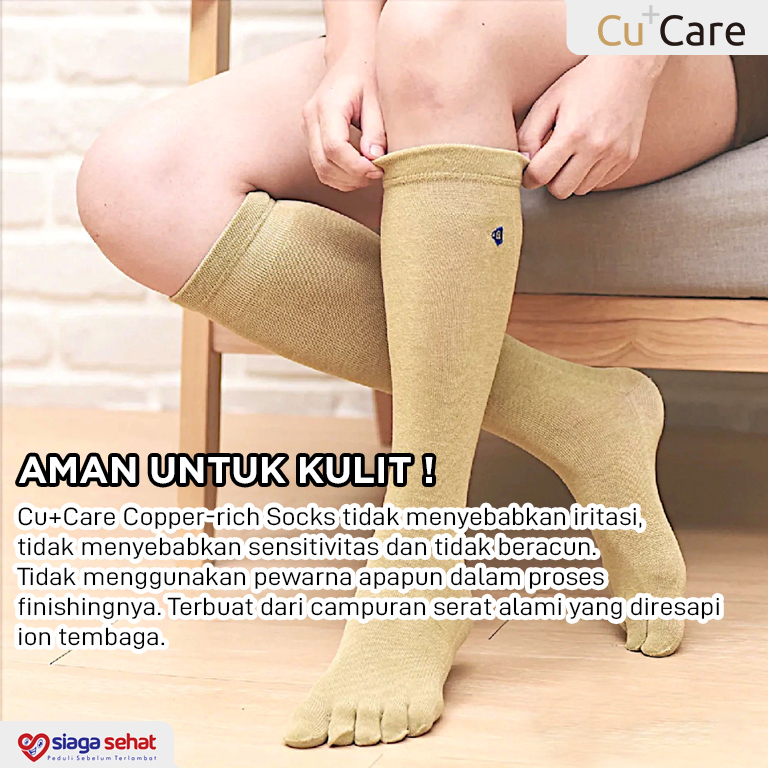 CuCare Copper Rich - Knee Toe Socks