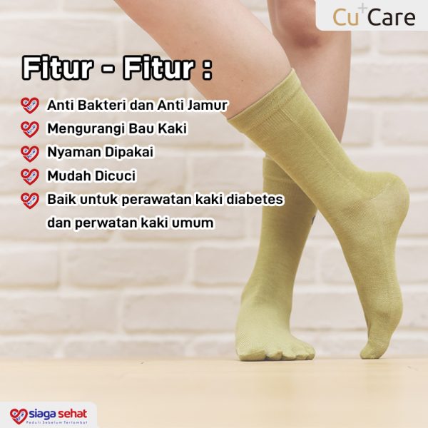 CuCare Copper Rich - Toe Socks