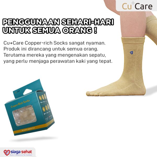 CuCare Copper Rich - Toe Socks