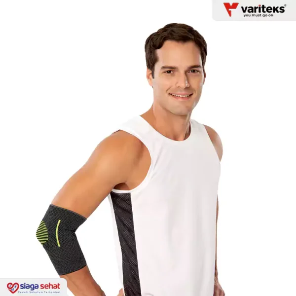 Variteks 458 Knitted Elbow Support (With Silicone)