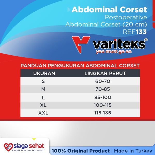 Variteks 133 Postoperative Abdominal Corset (20 cm)