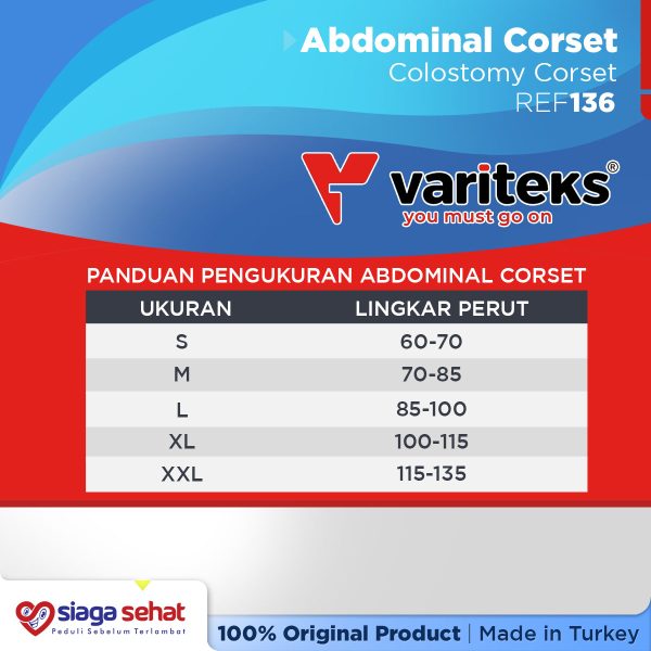 Variteks 136 Colostomy Corset