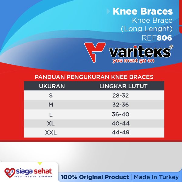 Variteks 806 Knee Brace (Long Lenght)