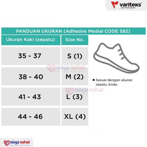 Variteks 582 Adhesive Medial