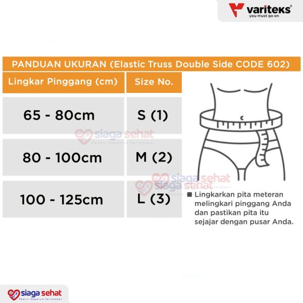 Alat Kesehatan Siaga Sehat Variteks Elastic Truss Double Side