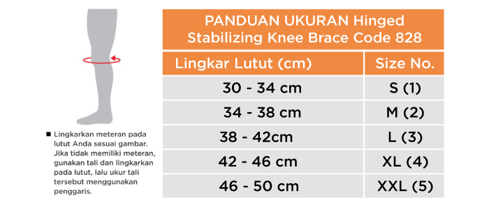 Alat Kesehatan Siaga Sehat Variteks Hinged Stabilizing Knee Brace